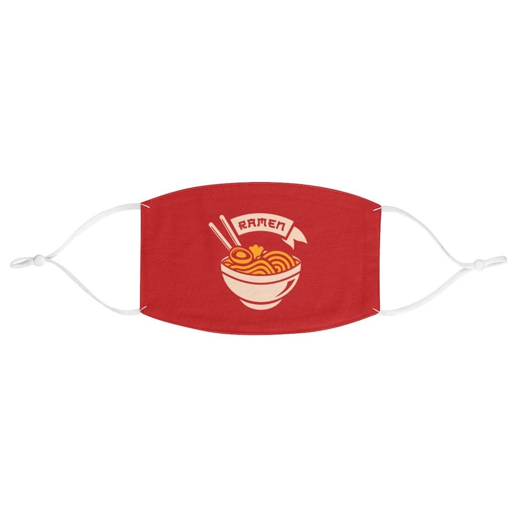 Ramen Ramyun Noodles Red Face Mask