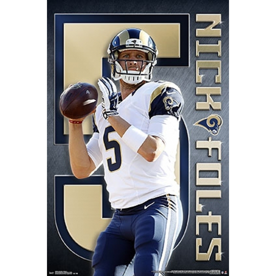 St. Louis Rams - Nick Foles 15 Poster Print - Item # VARTIARP14165 - Framed (22 x 34)