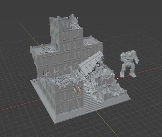 Ruined Gothic Palace