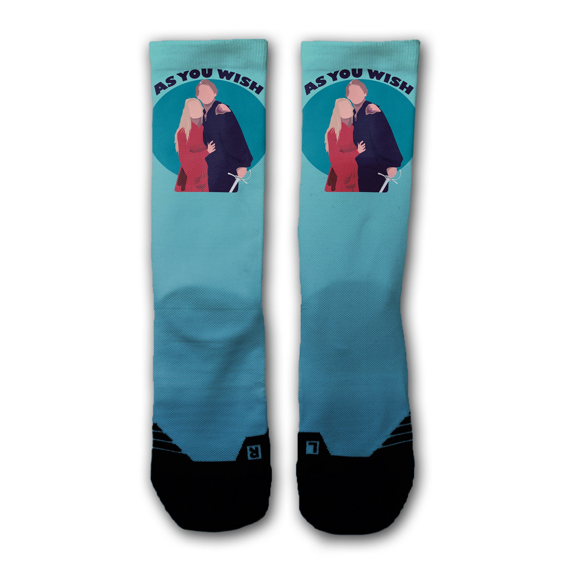 The Princess Bride Set Gift Socks | 5 Pair Of Socks | Anniversary Classic Movie Quotes As You Wish Wedding