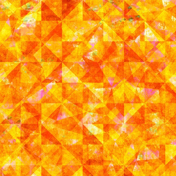 Reflections Evolution Quilted Blender Orange Dan Morris Quilting Treasures Fabric 1 Yard Last in Stock