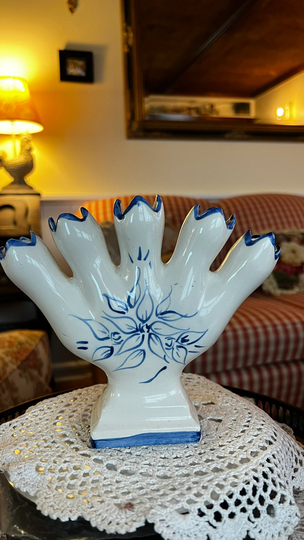 Farmhouse Floral Cottage Chic Five Finger Vase Bud