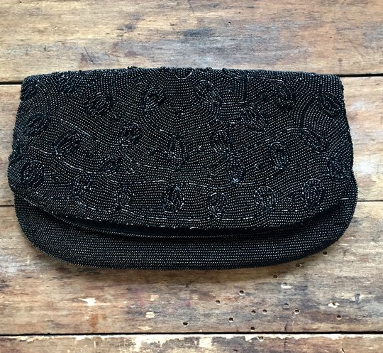 Vintage Mid-Century Beaded Clutch