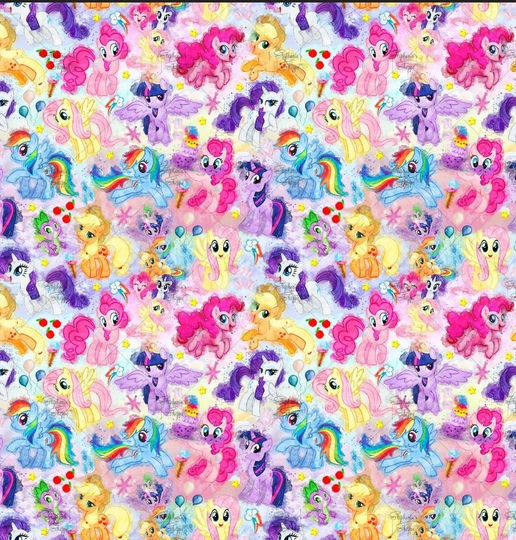 My Little Pony New Year Promo Double Brushed Poly Jersey Knit Footie Pajama With Locking Zipper