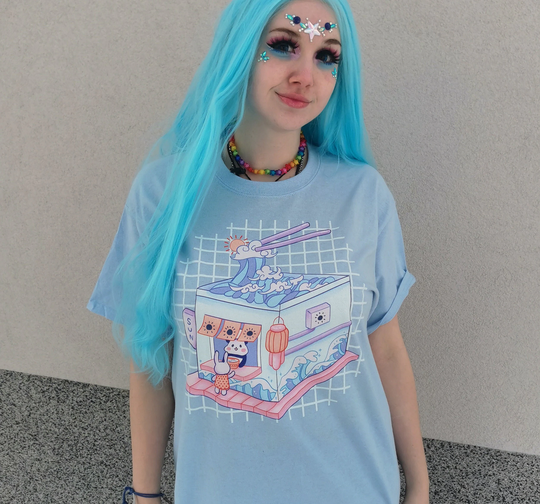 Kawaii T-Shirt, Yume Shirt - Clothing Kawaii Fairy Kei Japanese Cute Panda Tee Outfit 632T