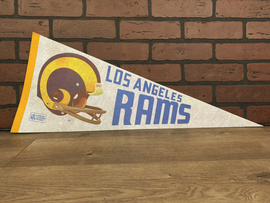 1970's Los Angeles Rams Nfl Large Vintage Pennant