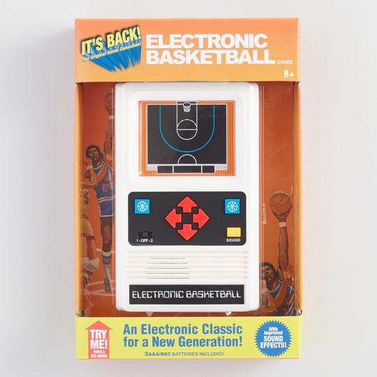 Classic Electronic Basketball Handheld Game by World Market