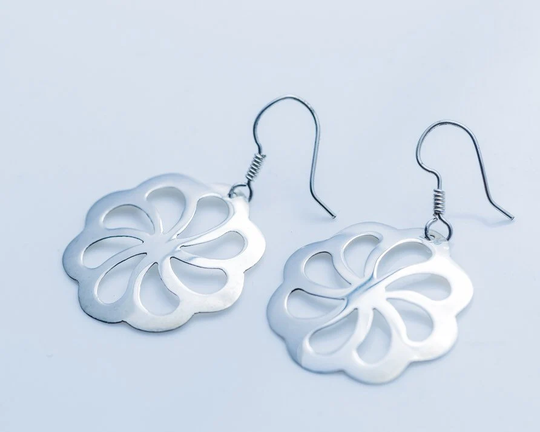 sterling Silver Earrings, Sacred Geometric Jewelry, Gift For Her