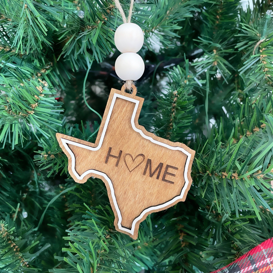 Custom State Christmas Ornament Home Choose Your Texas, California, Florida