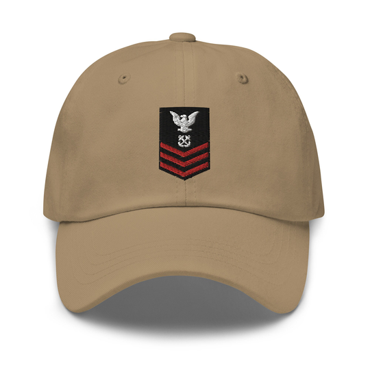United States Navy Petty Officer First Class Embroidered Dad Hat