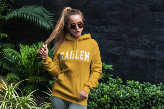 Harlem New York Unisex Heavy Blend Hooded Sweatshirt, Nyc Hoodie, City Manhattan Neighborhoods
