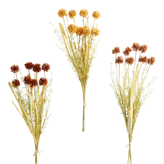 Faux Fall Allium Stem: Brown - Plastic by World Market