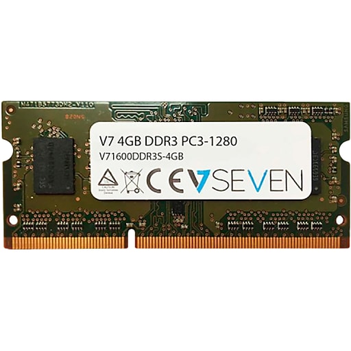 V7 4GB DDR3 204PIN SO-DIMM Memory (V71600DDR3S-4GB)
