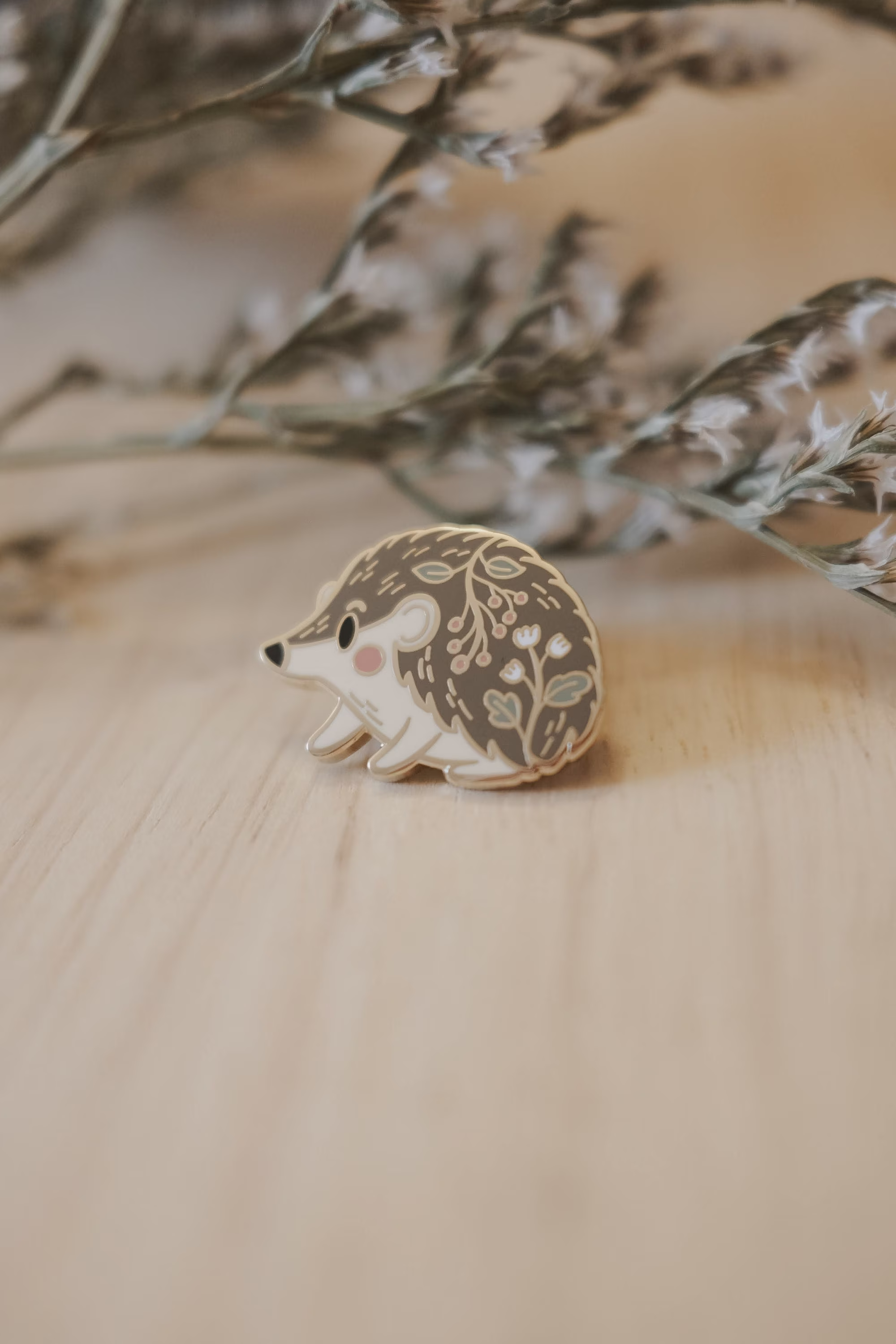 Hedgehog Enamel Pin | Hard Enamel, Pin, Lapel