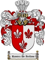 Ramirez'De'Arellano Family Crest / Coat of Arms JPG or PDF Image Download