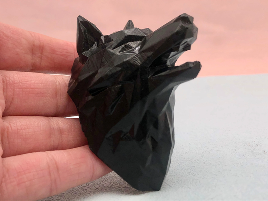 2'' Hand Carved Black Tourmaline Wolf(Resin Skull,quartz Crystal,crystal Skull,crystal Gift,reiki Healing,crystal Healing