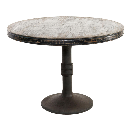 Round Reclaimed Pine Sienna Dining Table: Blue by World Market