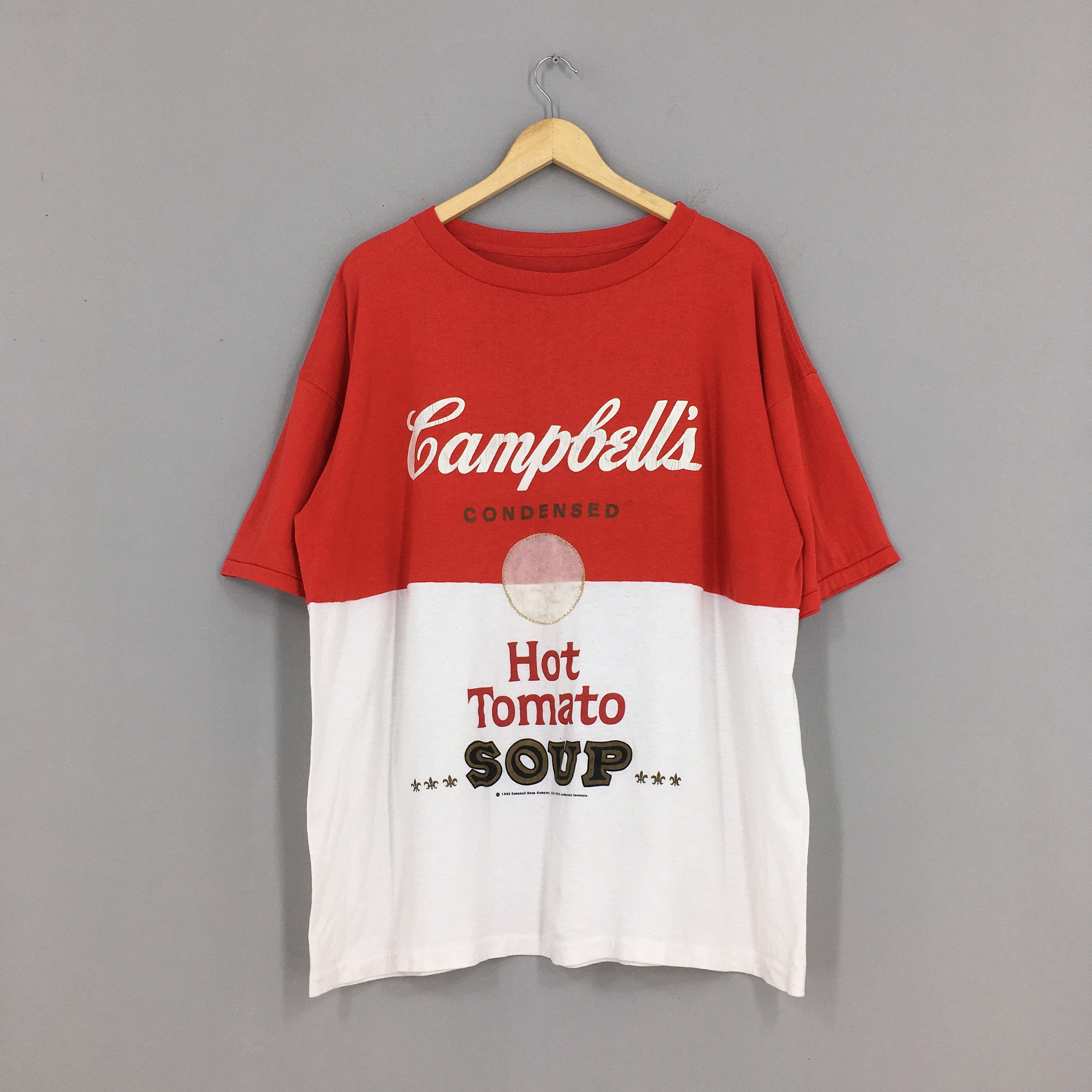 Vintage Brillo Campbell Soup Pop Art Tshirt Xlarge 1988 Andy Warhol Hot Tomato Artwork Streetwear Tees Size Xl