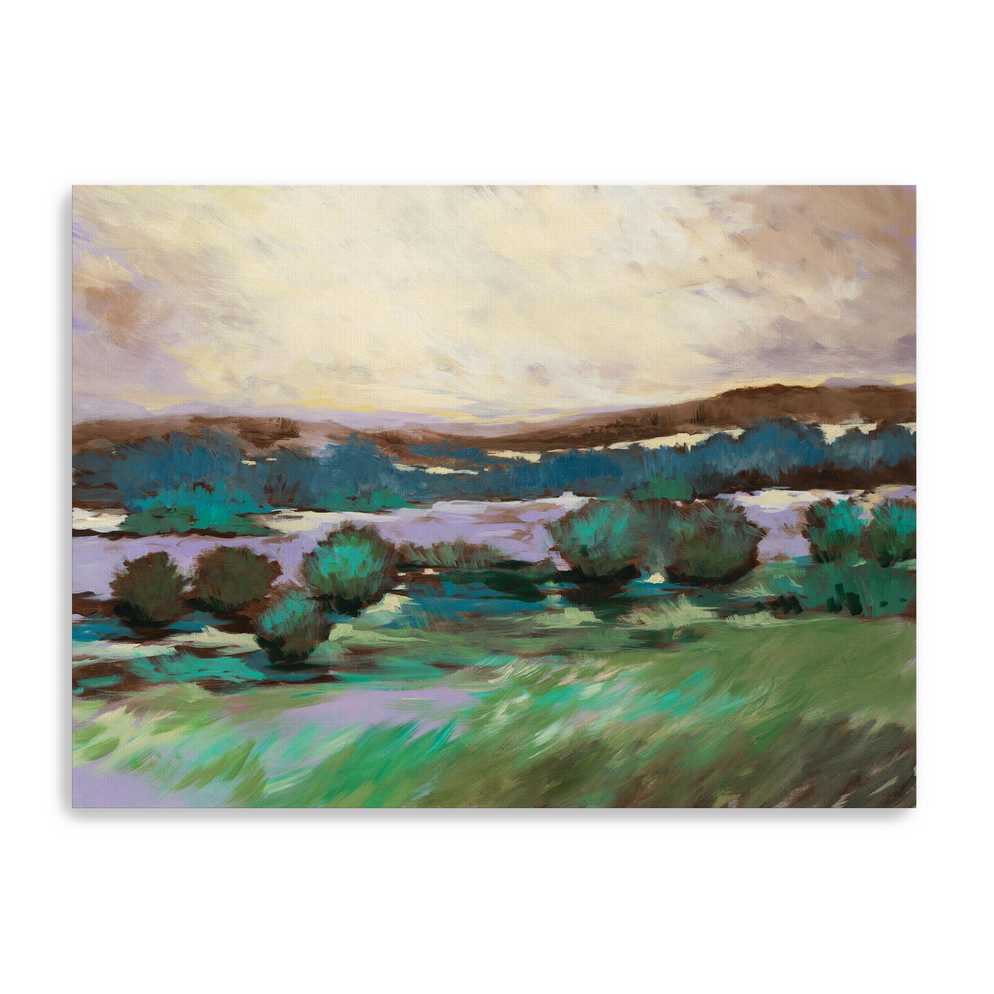Sunny Desert Floor By Liz Jardine Canvas Wall Art: Multi - Large by World Market