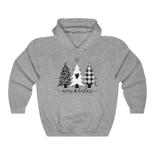 Christmas Tree Hoodie, Unisex Heavy Blend Hooded Sweatshirt