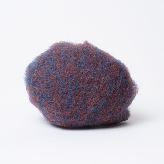 Cinnamon Turquoise Wool Blend Best For Wet Felting Wool, Bergschaf Tyrollean Tyrolean Or Mountain Sheep Wool - Burebure