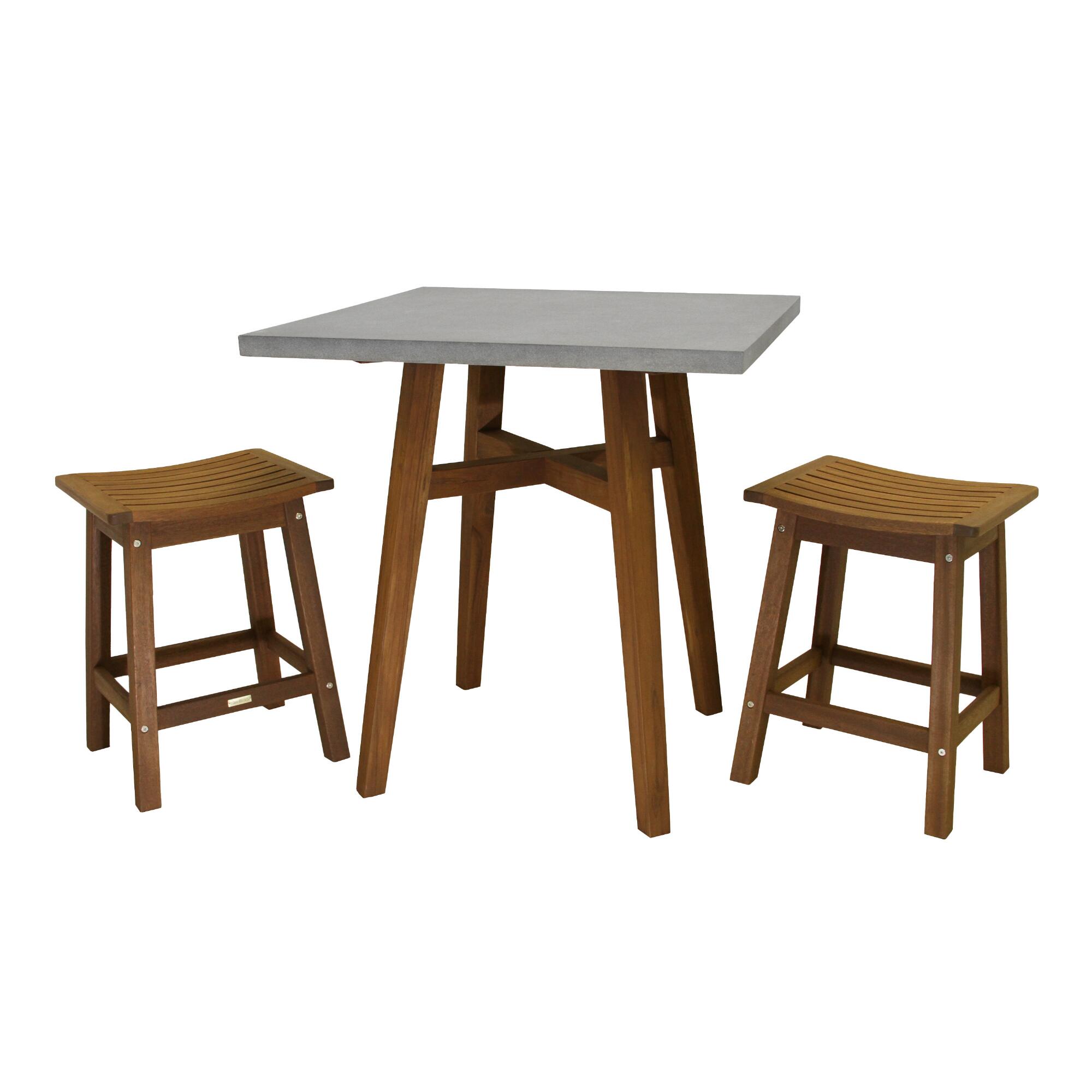 Wood And Stone Aria Counter Height Outdoor Patio Dining Collection by World Market