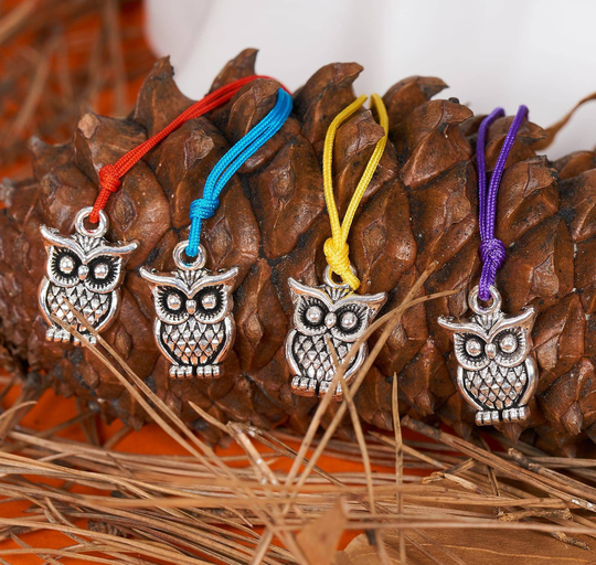 Owl Necklace Tiny Gift Jewelry Silver Plated Pendant String Friendship Animal Necklace Accessories