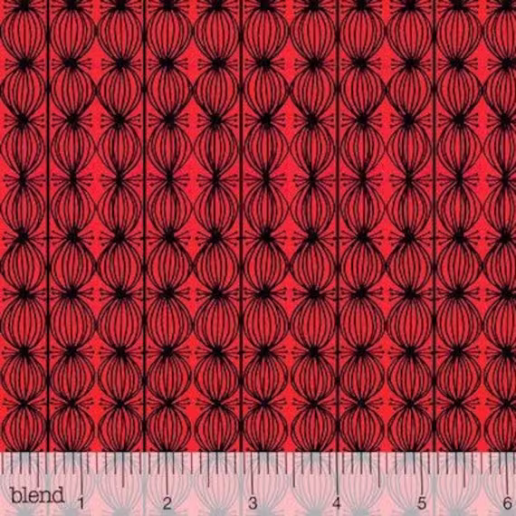 Retired Love Is Spoken Here Cori Dantini Cotton Quilt Fabric Love Buds Black Red Blender Out Of Print Oop