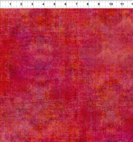 Halcyon Brushed Red Blender Digital Jason Yenter in The Beginning Fabric