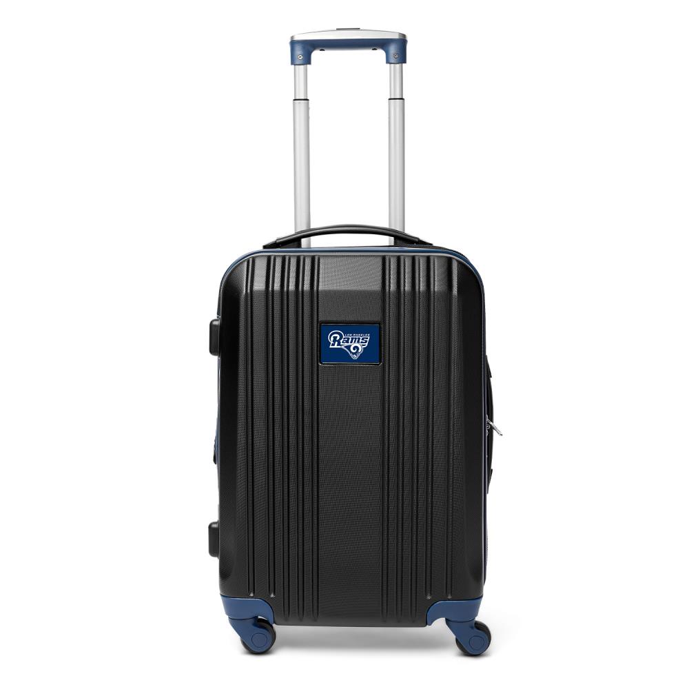Mojo Licensing NFL Los Angeles Rams 23.25 x 15.5 x 9.75 Black Polycarbonate Hardshell Carry-on Bag (1-Bag) | NFLRL208_NAVY