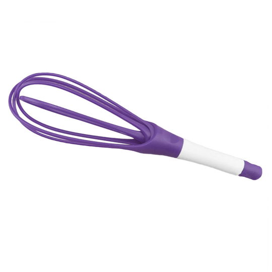 Plastic Manual Rotary Egg Beater Mixer Blender Cream Butter Whisk Kitchen Gadget - purple