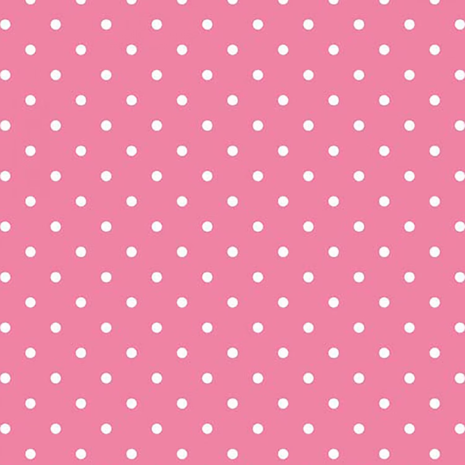 Yardage, Riley Blake Fabrics, Swiss Dot White On Hot Pink, Basics, Blender Fabric, C670-70 Hotpink