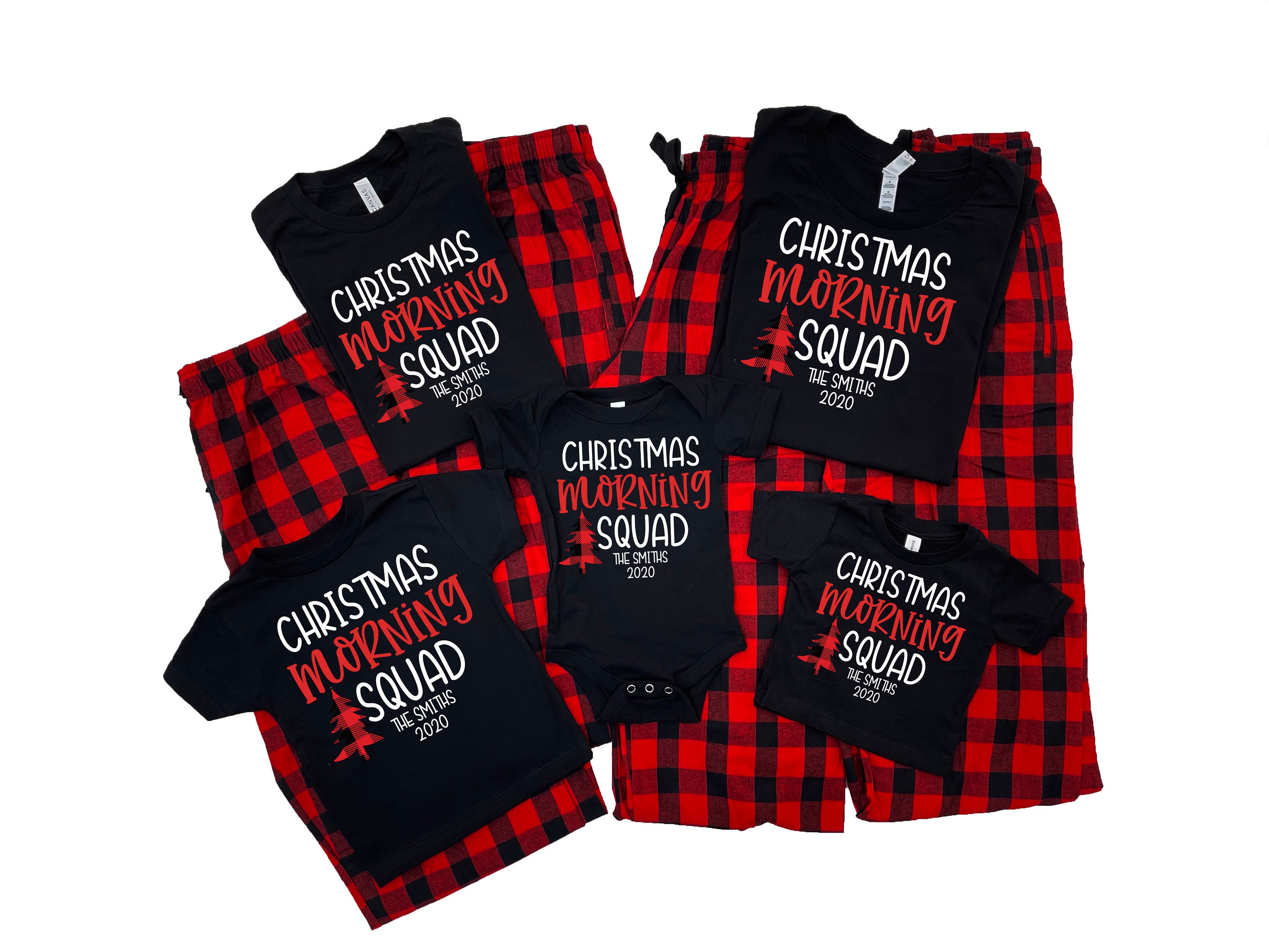 Christmas Morning Squad, Family Shirts, Photoshoot, Customized T-Shirts, Matching
