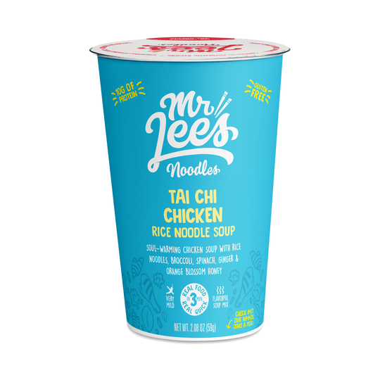 Mr Lee's Noodles Rice Noodle Soup, Tai Chi Chicken 2.08 oz container