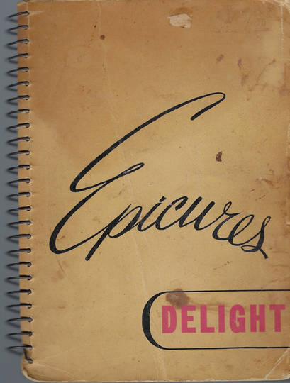 Epicure's Delight 1944 Antique Cookbook By Vera Harnett Favorite Gourmet Recipes From The Good Old Days Of 1940S Spiral Bound