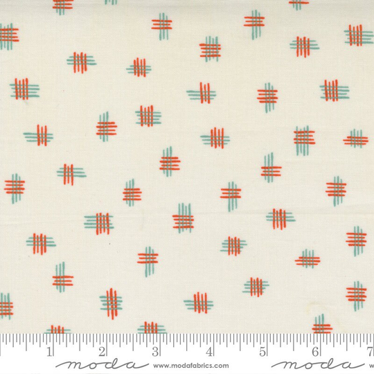 Songbook - Tally Toss Blender Geometric Dove Wing Fancy That Design House 100% Cotton Quilting Fabric