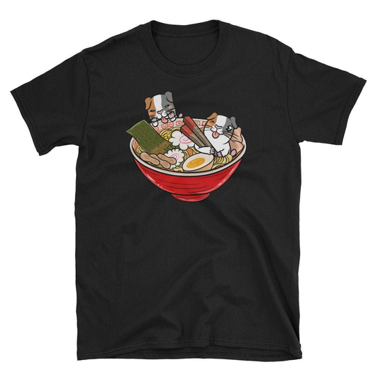 Guinea Pig Japanese Ramen Kawaii Shirt, Funny T-Shirt, Cavy Pet T Shirt