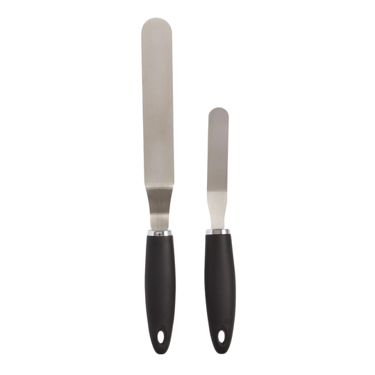 Stainless Steel Offset Spatulas 2 Piece Set by World Market