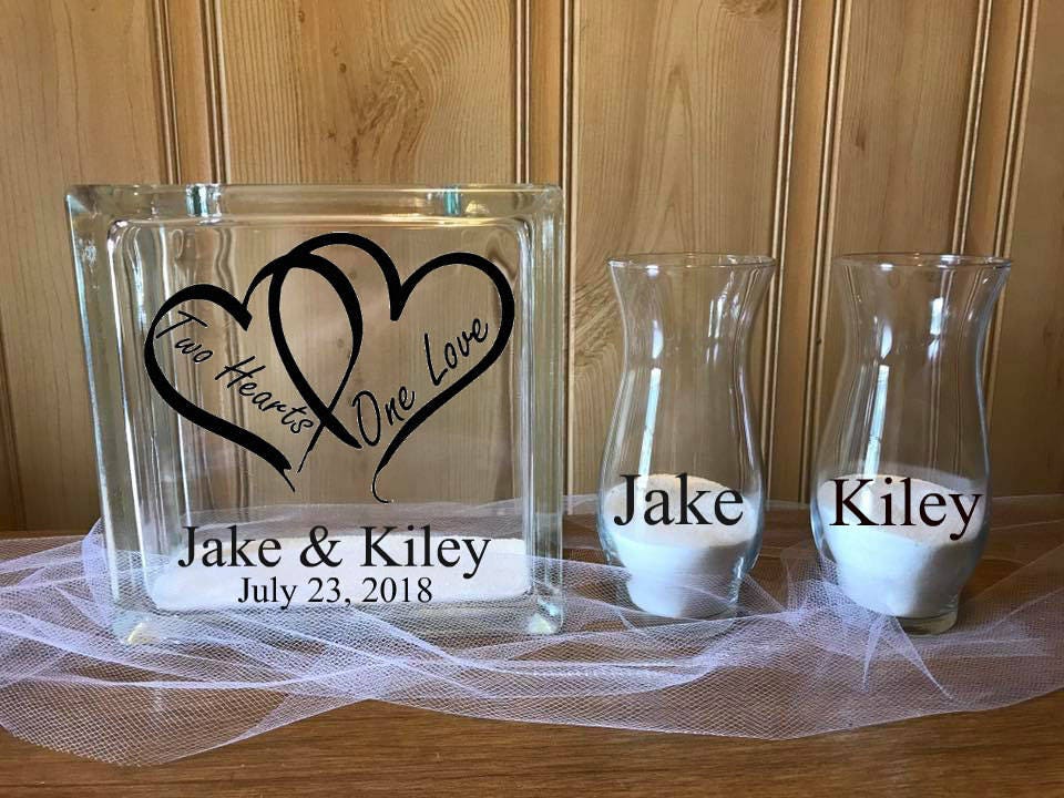 Unity Sand Ceremony Set, Blended Family Ceremony, Wedding Ceremony, Set, Personalized Unity, Unity Sand Blocks