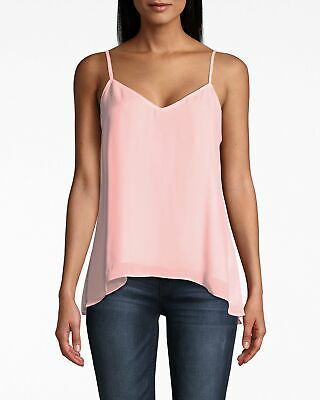Nicole Miller Artelier PEACH DAIQUIRI Silk Blend High-Low Camisole, US X-Large