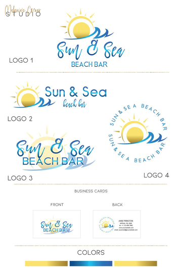 Beach Logo, Tropical Logo 154