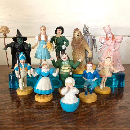 Wizard Of Oz, Pvc, Munchkin, Lullaby League Ballerina, Lollipop Guild, Mayor, Crying Baby, Loew's, Presents, Turner, Htf, Rare