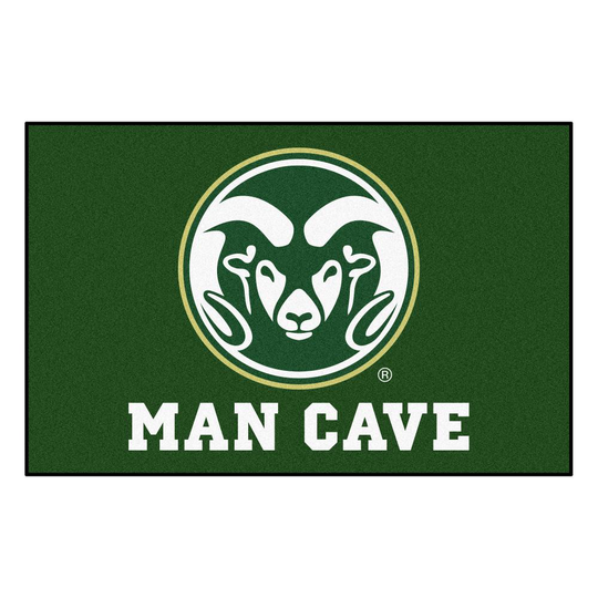 FANMATS Colorado State Rams 1-1/2-ft x 2-1/2-ft Green Rectangular Indoor Decorative Sports Door Mat | 17257