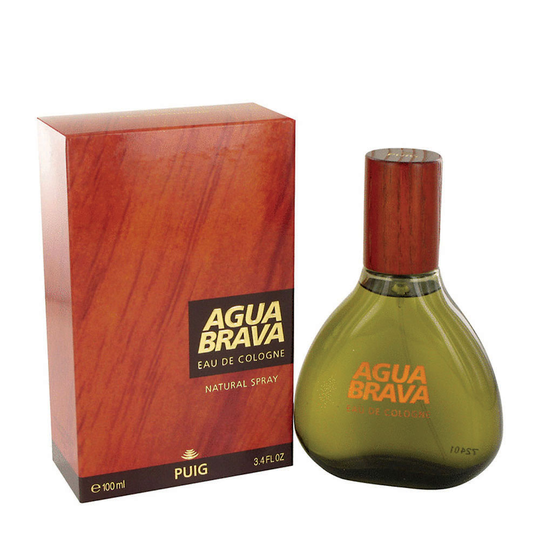 3.4 oz Eau De Cologne Spray -Agua Brava for Men
