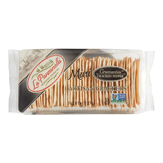 La Panzanella Pepper Mini Croccantini Crackers Set of 2 by World Market