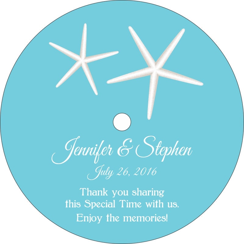 Wedding Cd Labels - Custom Designed & Personalized With Your Photo, Text, Colors