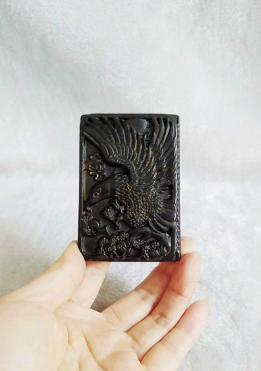 Chinese Hongshan Culture Meteorite Carved Eagle Figurine E2824