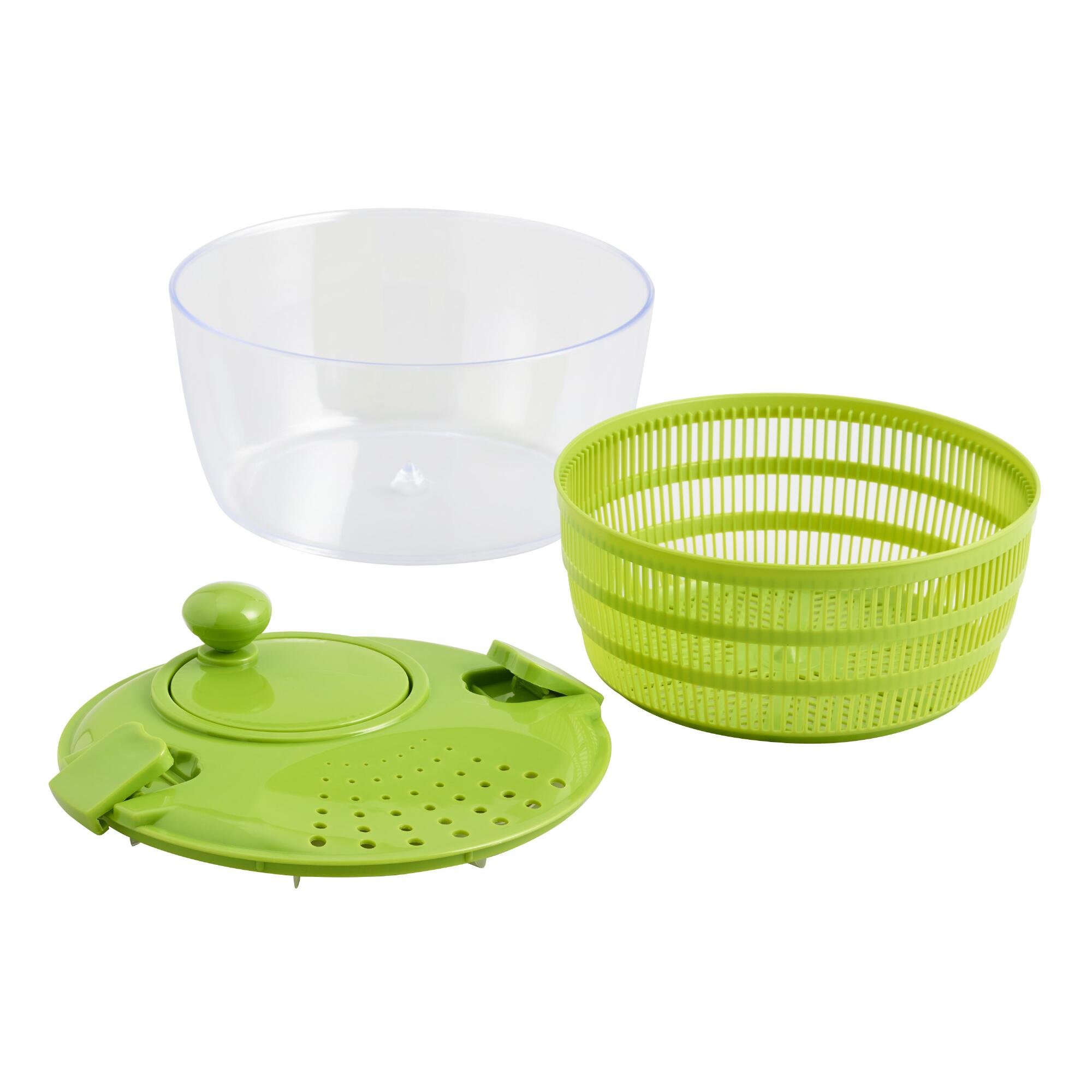 Salad Spinner: Green - Plastic by World Market