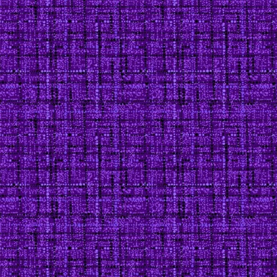Coco ~ Eggplant Textured Grid Blender Cotton Fabric, Michael Miller 100% Purple Coco Fabric