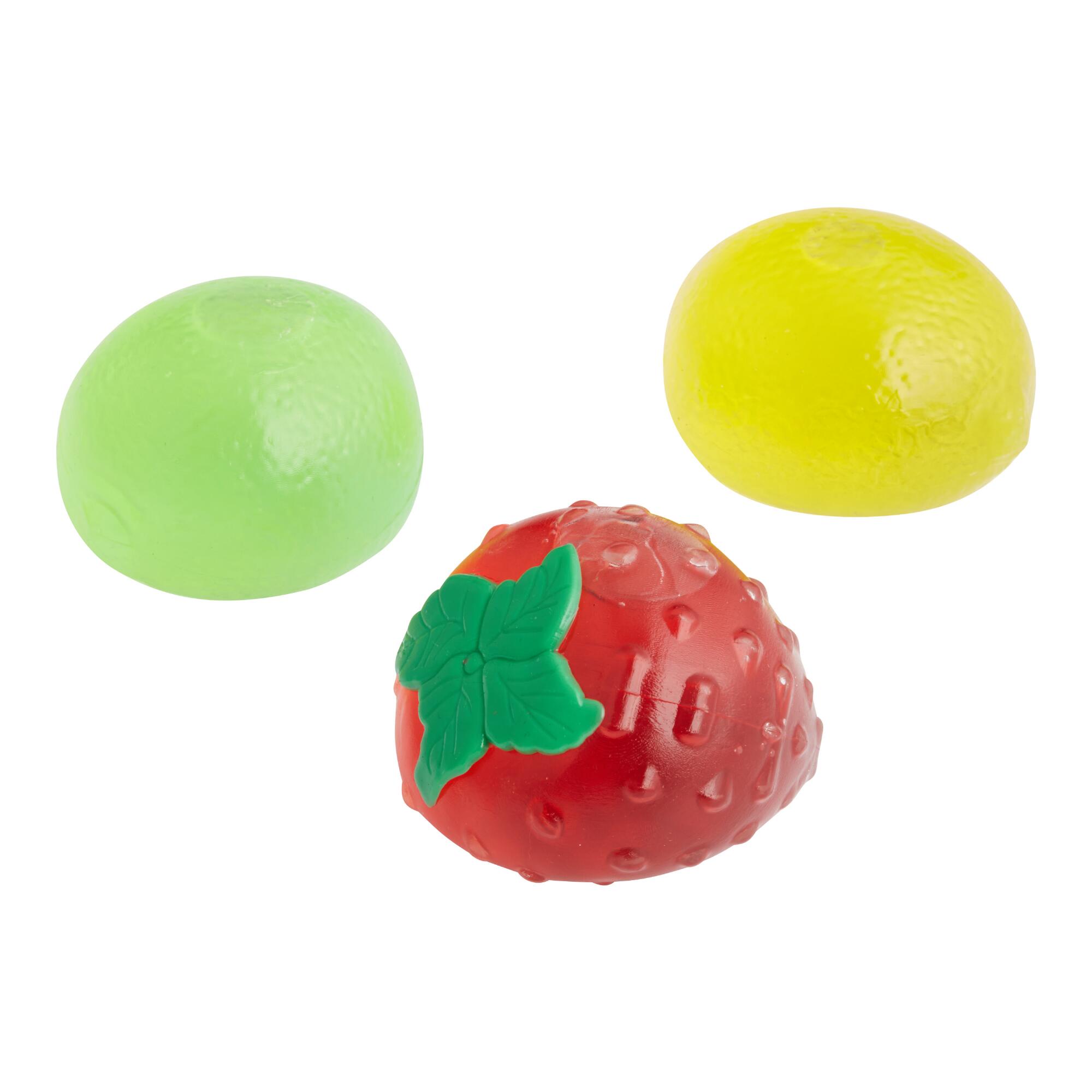 Toysmith Super Squeezies Fruit Set of 3 by World Market